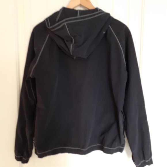 Tommy Hilfiger All-Condition Gear Hooded Pullover w/Buttons Blue Size M - Picture 2 of 14